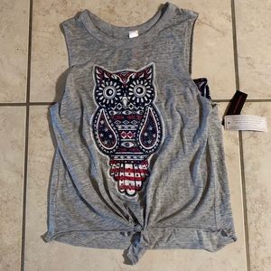 Owl tank top